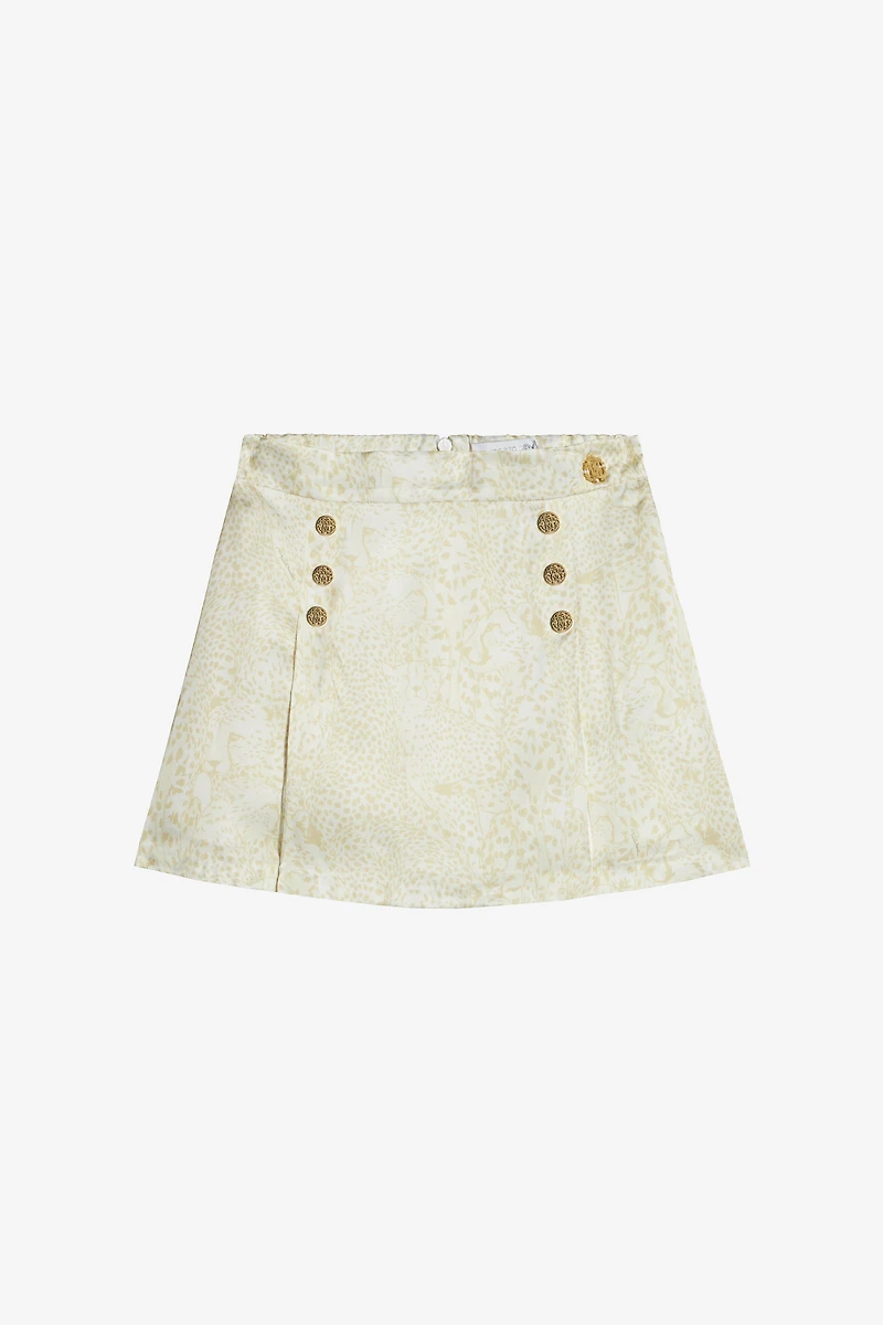 Skirt With Cheetahs And Cheetah Skin