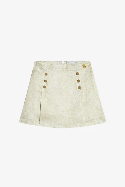 Skirt With Cheetahs And Cheetah Skin