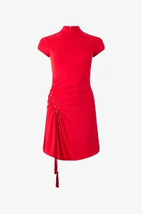 Mini Dress With Ruched Detail