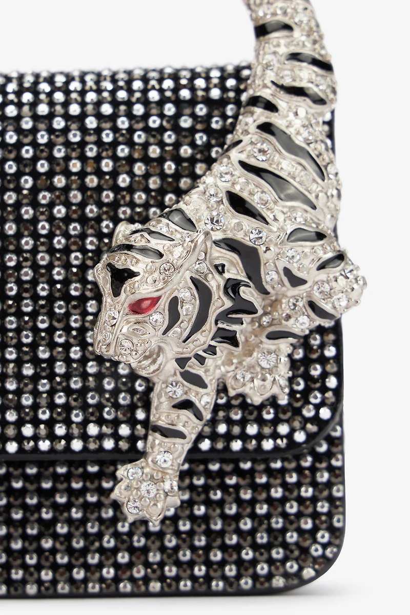 Roar Phone Case With Sequins And Tigers