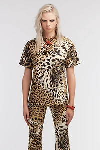 T-shirt with Jaguar Skin print
