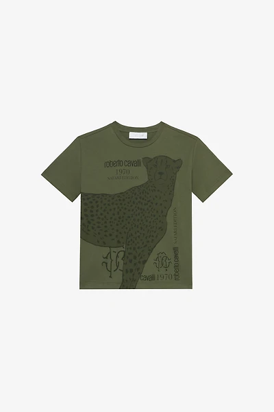 Safari Edition T-Shirt With Cheetah
