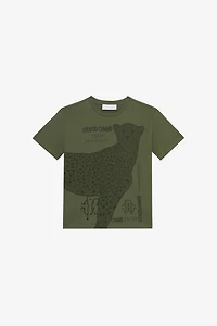 Safari Edition T-Shirt With Cheetah