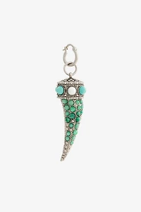 Tiger Tooth embellished earrings