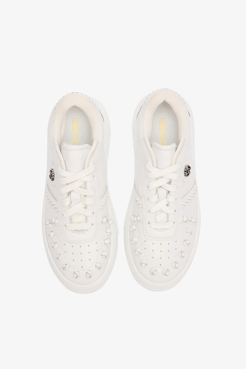 Sneakers With Embossed Inserts