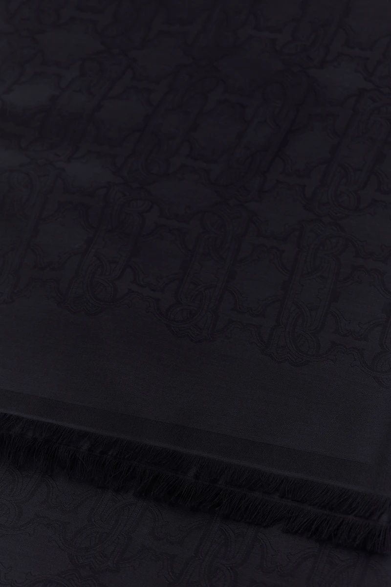 Roberto Cavalli Stole with RC MONOGRAM print