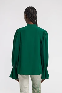 Mandarin collar Blouse