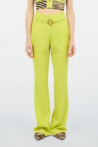 Pants With Front Belt