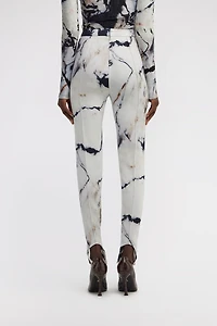 Marble Print Pants