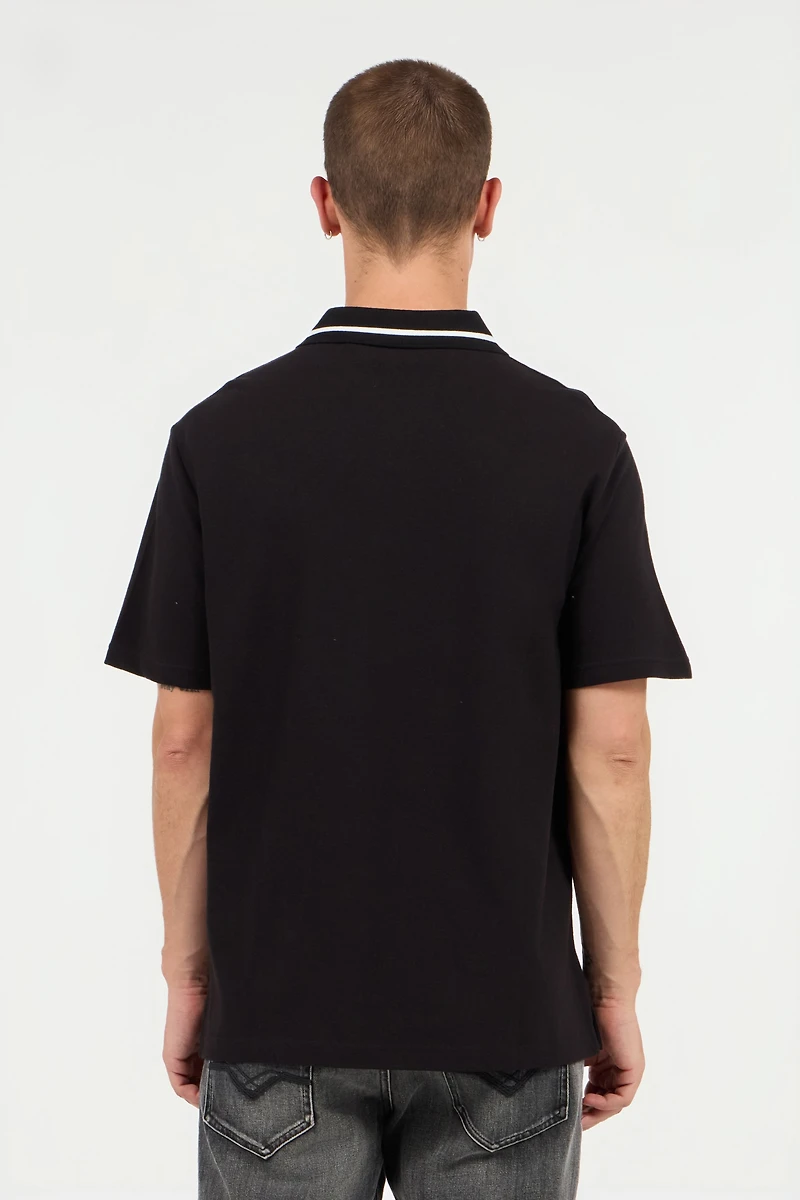 Black Polo with Logo