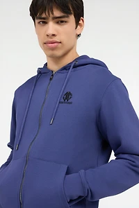 Blue Hoodie with Zip