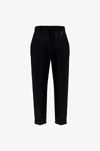 Tailored slim pants with fang