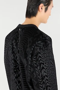 Sweatshirt With Animal Print