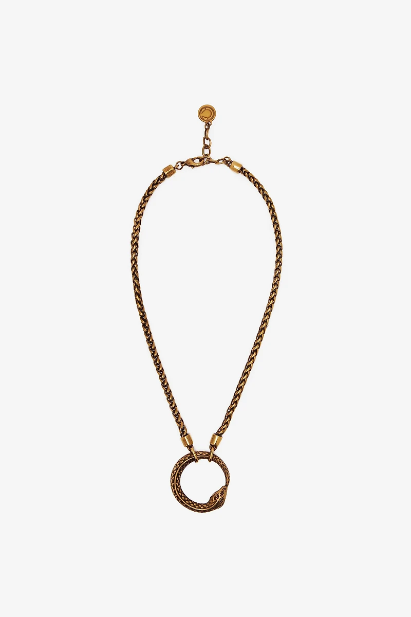 Necklace With Snake Pendant
