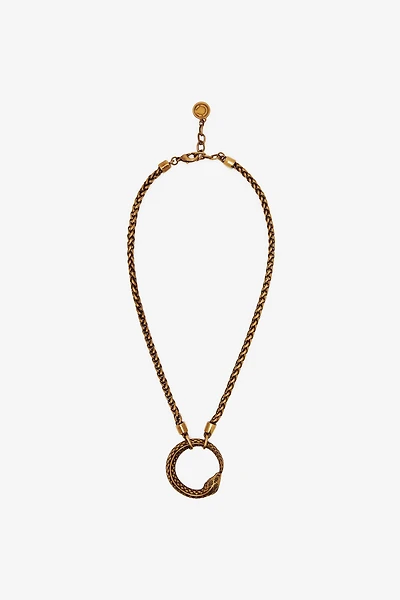 Necklace With Snake Pendant