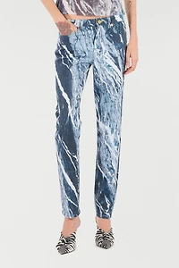 Pants With Marble Print