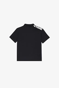 Tiger Skin Polo-Shirt With RC Monogram And Logo