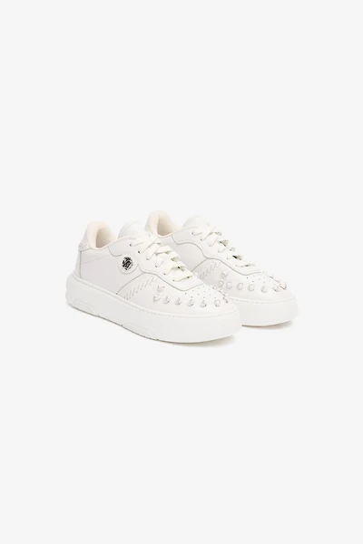 Sneakers With Embossed Inserts