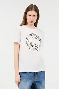 T-Shirt With JC Monogram