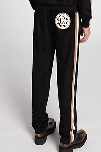Mirror Snake-Patch Track Pants