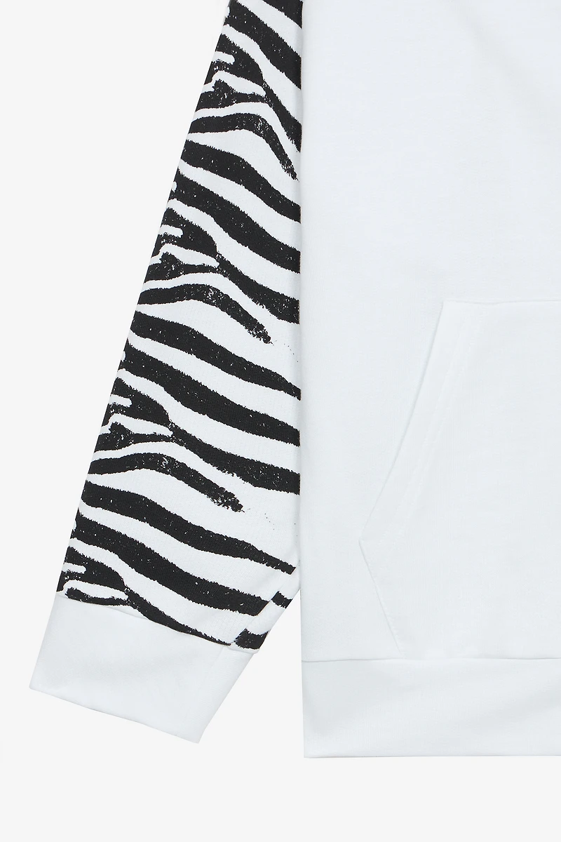 Zebra-Print Sweatshirt With Logo