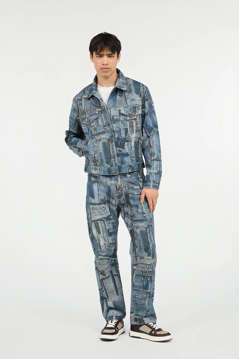 Capsule Collection Patchwork Denim Jacket