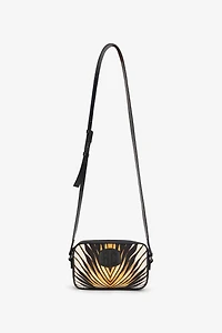 Camera Bag With Ray Of Gold Print