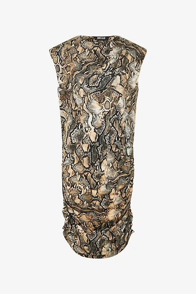 Mini Dress With Python Print