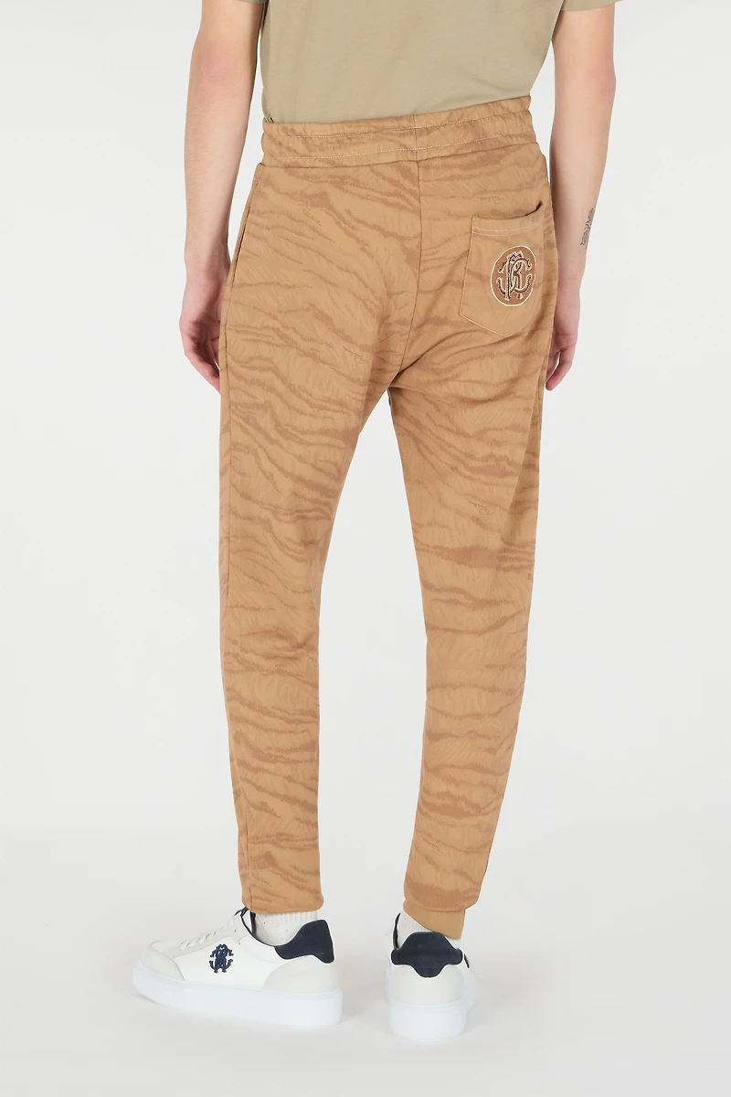 Tiger Skin Print Joggers