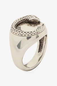 Snake Ring With Logo