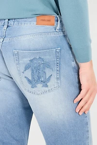 Jeans With Faded Detailing
