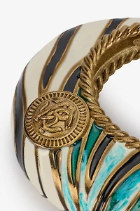 Ray of Sea Print Hoop Earrings