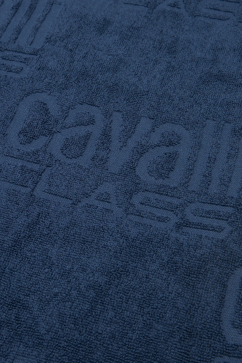 Beach towel with all-over Cavalli Class logo