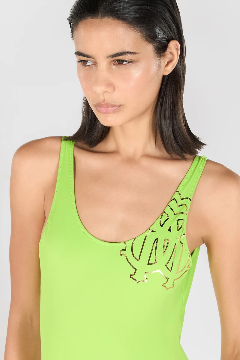 RC Monogram-Print Swimsuit