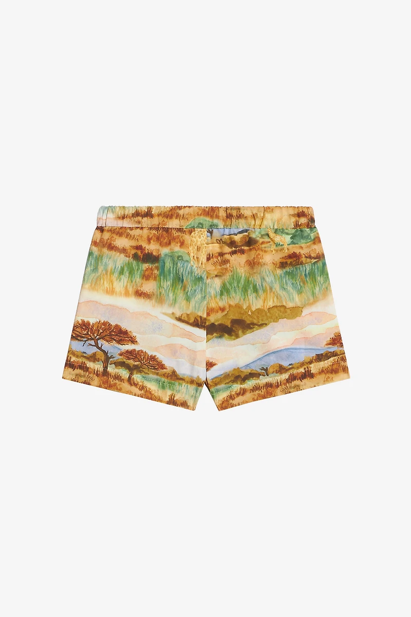 Shorts With Safari Print