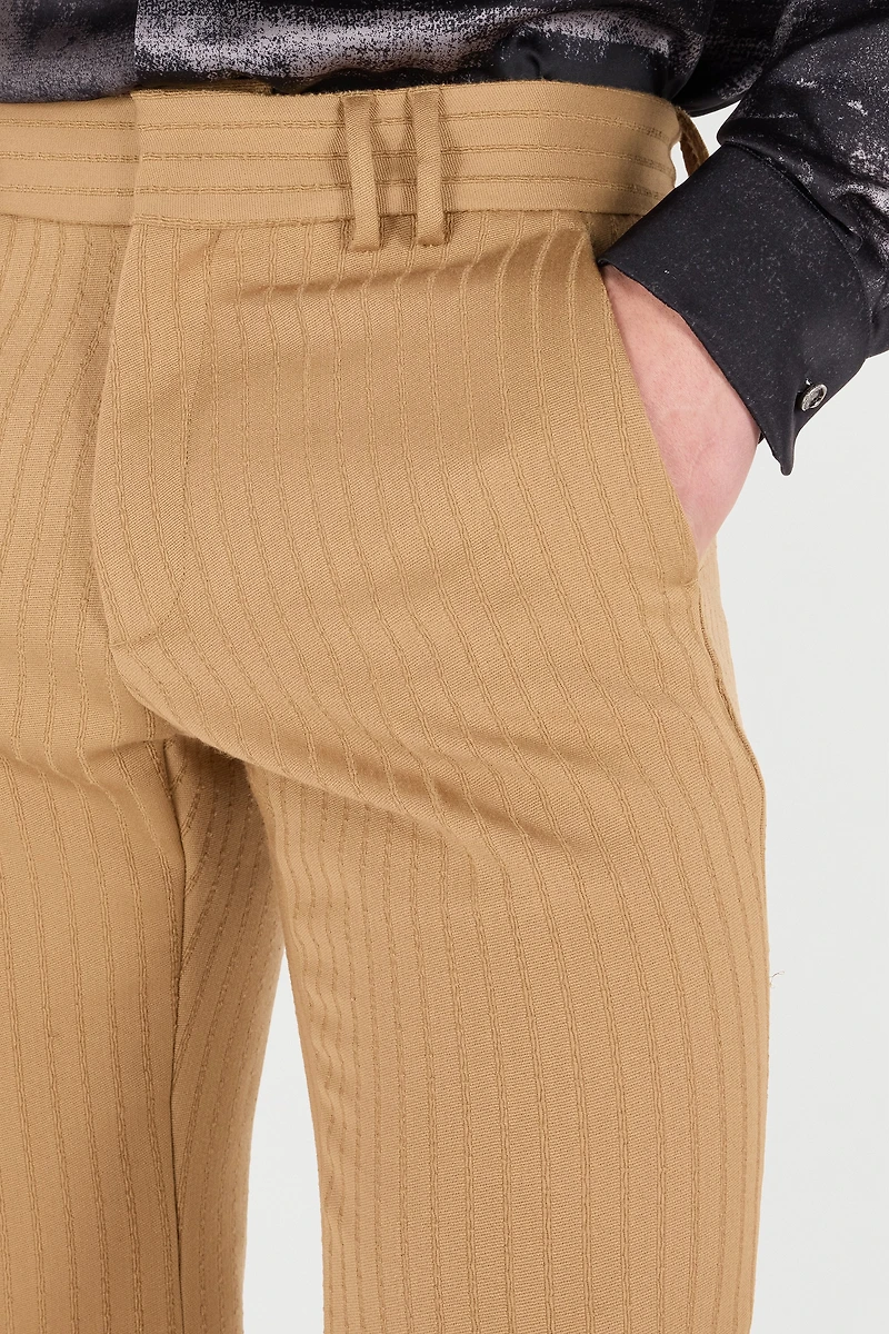 Striped Virgin Wool Pants