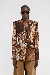 Appaloosa Print Blazer