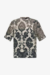 Broccato Print T-Shirt