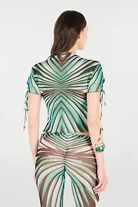 Ray of Sea Print Top