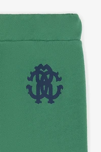 RC Monogram-Print Cotton Sweatpants