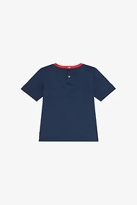 Blue T-Shirt with Tiger Print