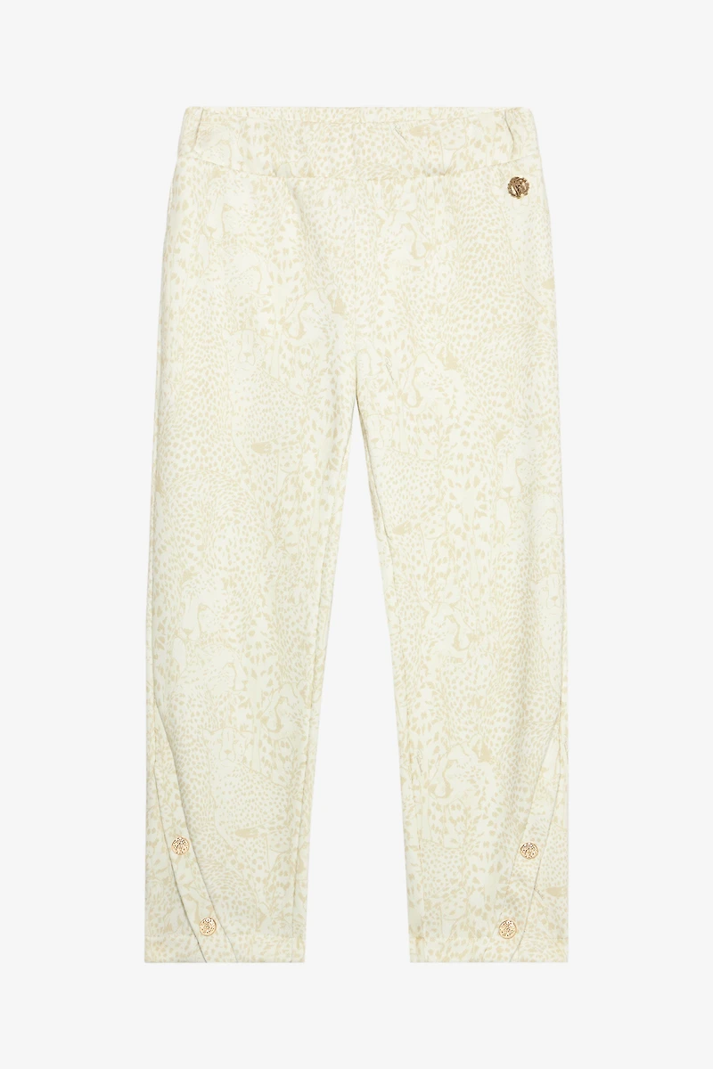 Cheetah-Print Sports Pants