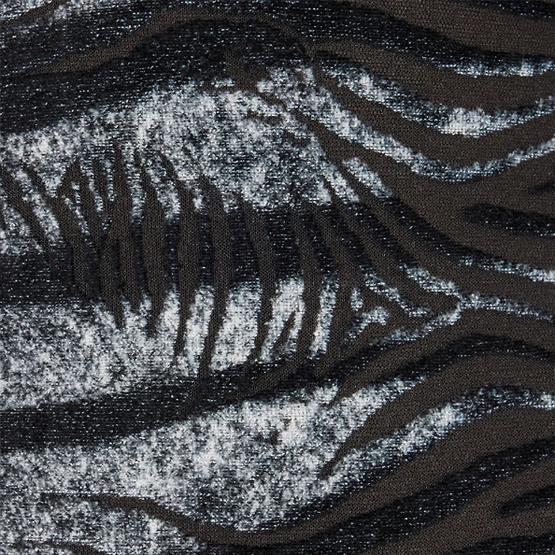 Bodysuit With Zebra And Tiger Skin Design