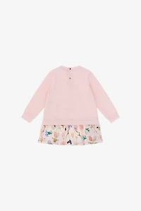 Leopard and Flowers Print Dress