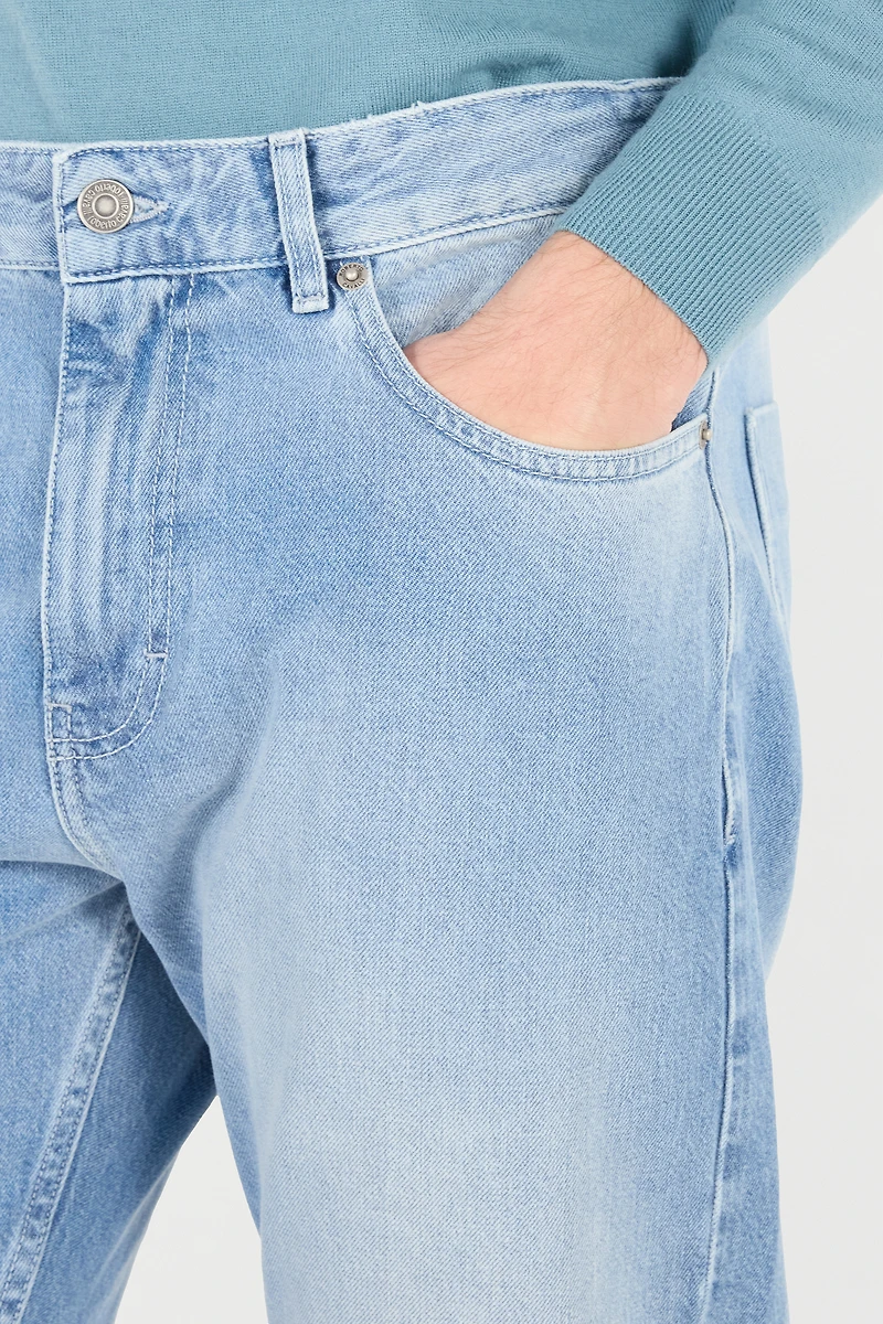 Jeans With Faded Detailing