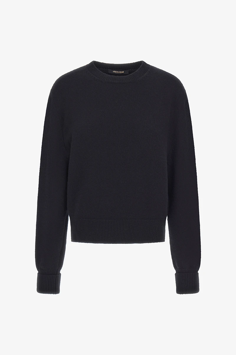 Cropped Knit Sweater