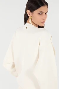 Sweater With Maxi-Rose