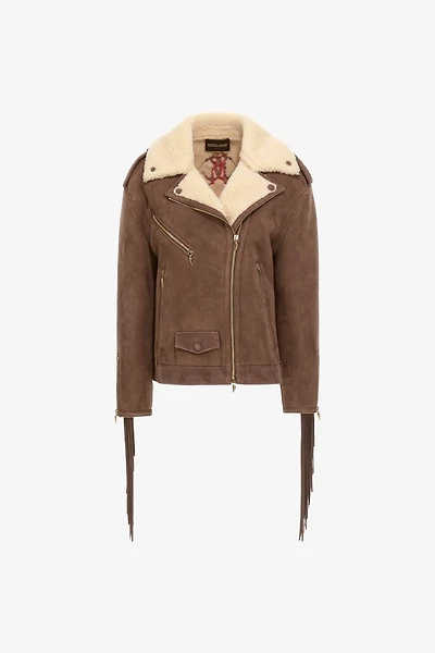 Biker Jacket with Fringe