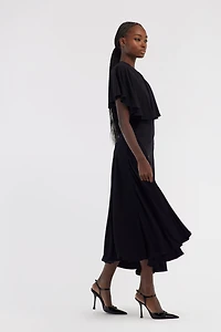 One-shoulder dress with RC