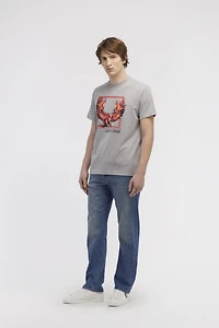 T-shirt with Eagle logo and print